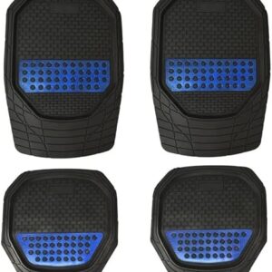Tapetes Tipo Charola Azul (4pzas)