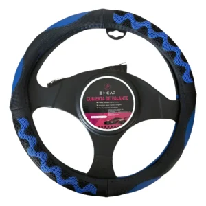 Forro de Volante Negro/Azul