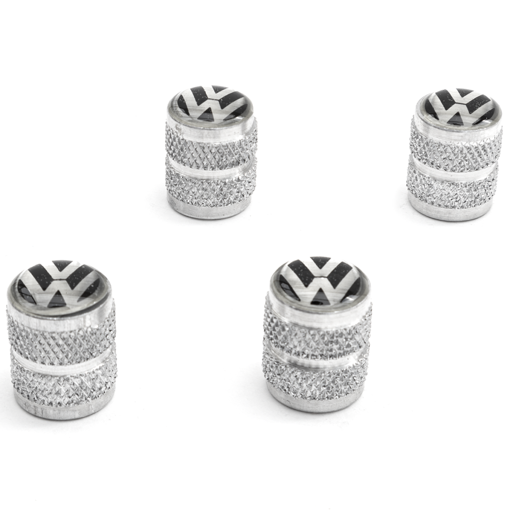 Tapones de Válvula Aluminio VW Negro (4 pzas)